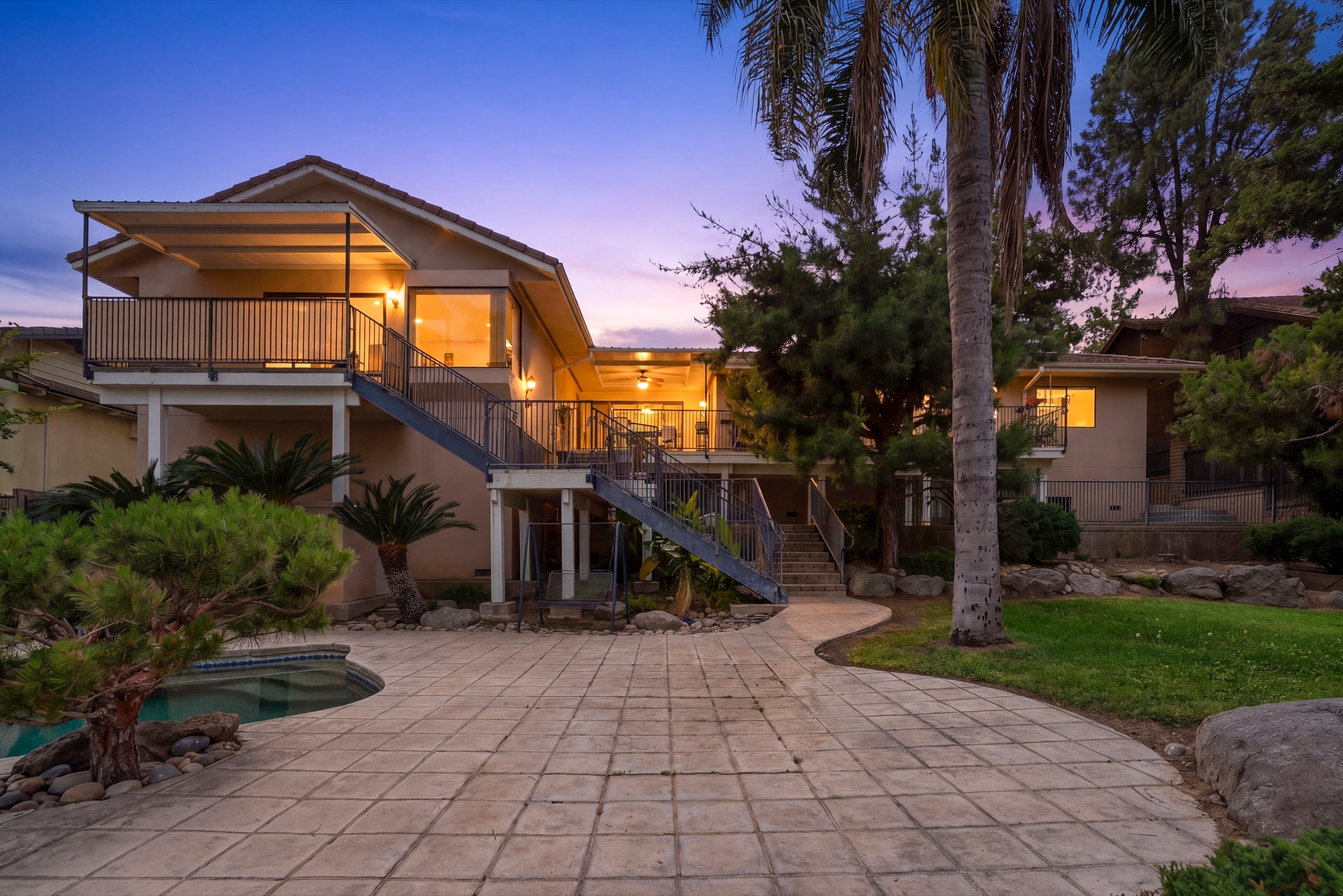 Twilight exterior at dusk